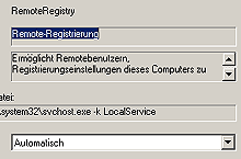 Remote-Registrierung