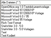 Formatvorlagen von Word verwenden