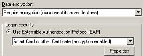 EAP-Einstellungen in Windows