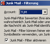 Mozilla mit Junk-Filter