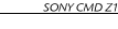 Sony CMD Z1