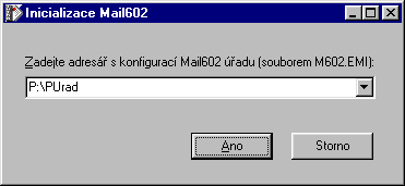 Inicializace Mail602