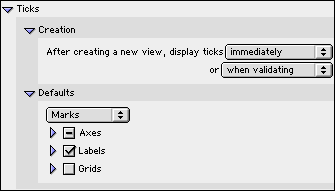 View Window Ticks Preferences