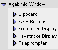 Algebraic Window Preferences