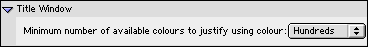 Title Window Preferences