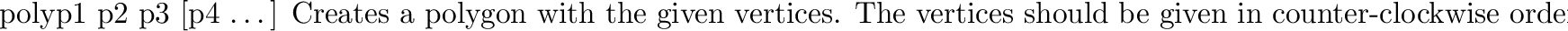 \begin{defprim}{heightfield}{{\em file}}
Creates a height field defined by the ...
...s
rendered as a surface tessellated by right isosceles triangles.
\end{defprim}