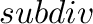 \begin{defprim}{rotspline}{\evec{base} \evec{apex} {\tt coeffs} $c_3$\ $c_2$
$c_...
... a solid of revolution. This primitive can be defined in two ways.
\end{defprim}