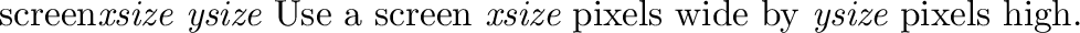 \begin{defkey}{window}{{\em minx maxx miny maxy}}
Render the image in the given window.
\end{defkey}