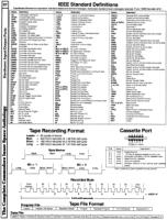 [960W1262 hARDWARE sECTION: tAPE rECORDING fORMAT, cASSETTE pORT, ieee sTANDARD dEFINITIONS]