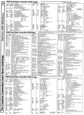 [960W1314 dISK dRIVES sECTION: 4040 mEMORY mAP (4 OF 4)]