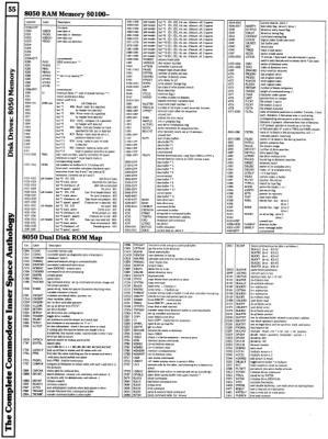 [960W1281 dISK dRIVES sECTION: 8050 mEMORY mAP (2 OF 3)]