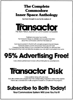 [960W1308 aDVERTISEMENT FOR tHE tRANSACTOR AND tHE tRANSACTOR dISK]