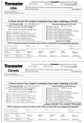 [960W1409 oRDER fORM FOR THE usa AND cANADA: fRONT pAGE]