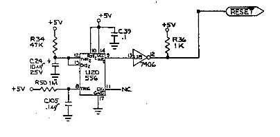 [rESET cIRCUIT SCHEMATIC]