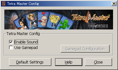 Tetra Master Config