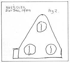 sketch of triangular UFO