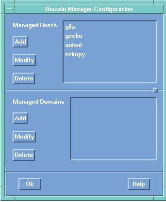 Image of the Configure Domain screen