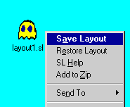 User interface? Sure, both functions are in the context menu. Save Layout and Restore Layout. You'll never need more.